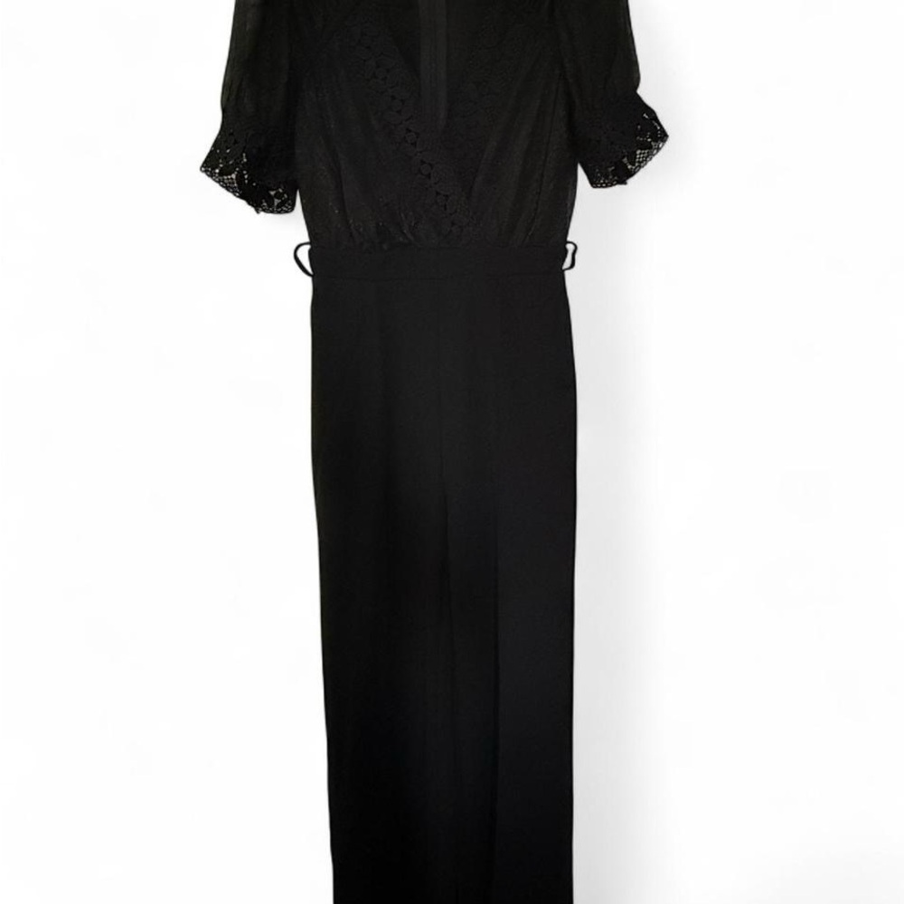 Elegant Black Lace Jumpsuit